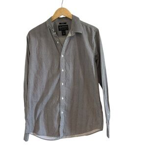 American Rag Classic Gray Patterned Men's Shirt Size M